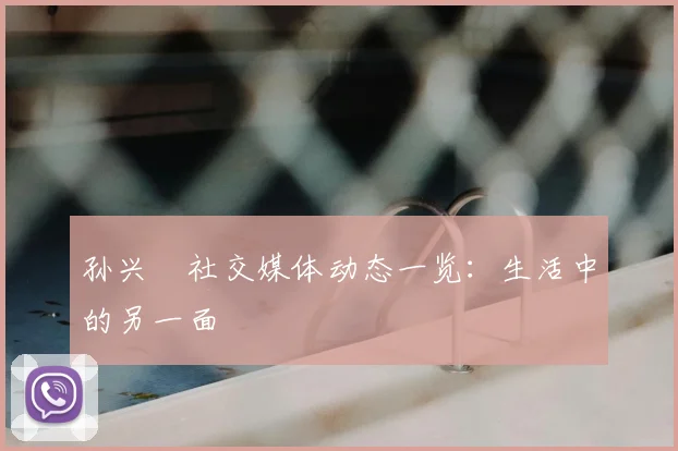 孙兴慜社交媒体动态一览:生活中的另一面